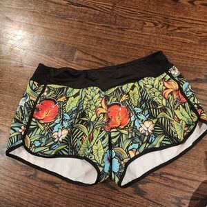 Floral Athletic Women's Shorts